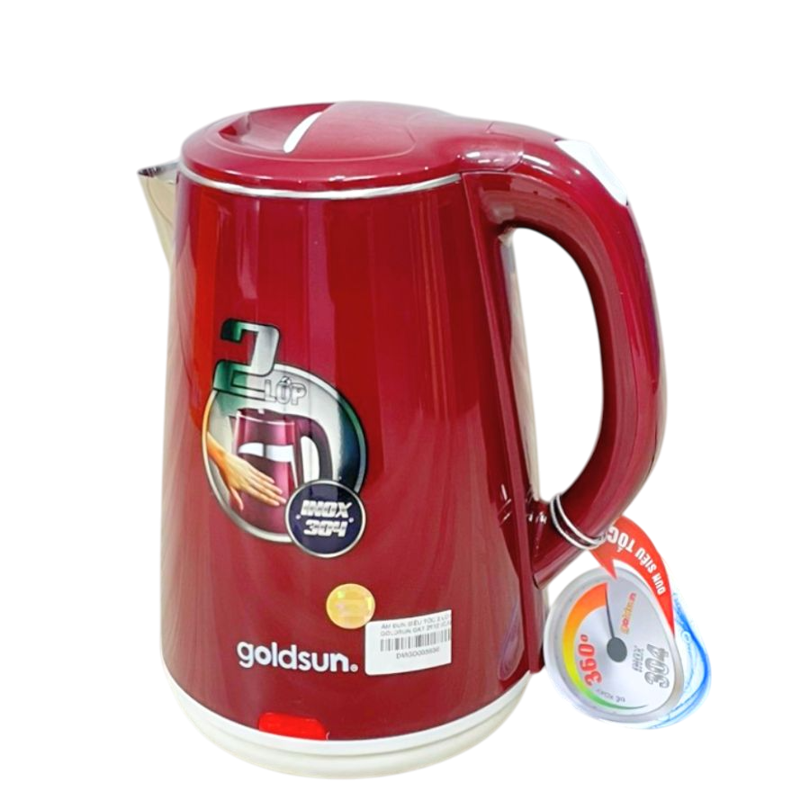 ẤM ĐUN SIÊU TỐC 2 LỚP GOLDSUN GKT 2612