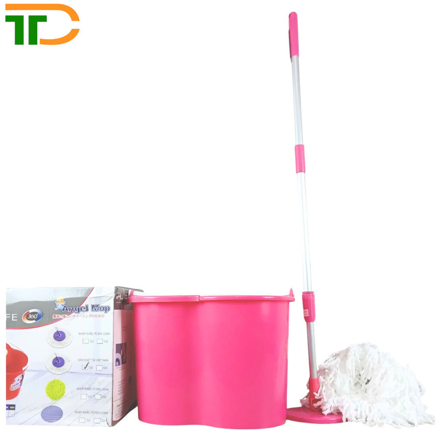 Chổi lau nhà ANGEL M.STOCK S350 Hồng đỏ