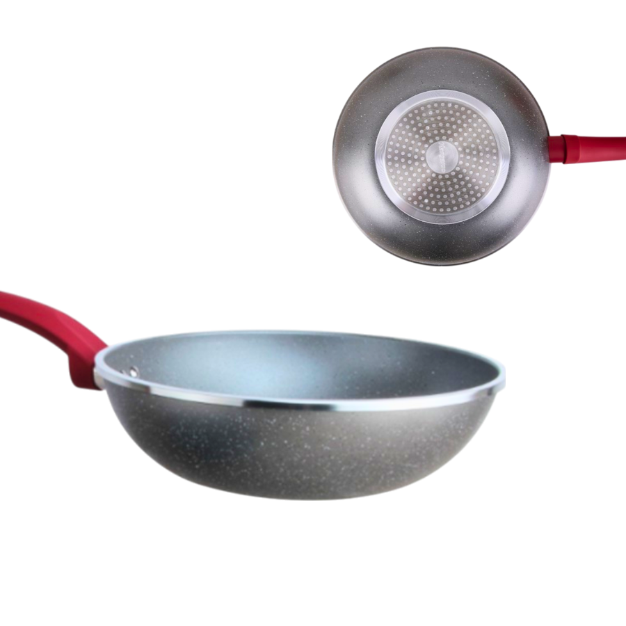 CHẢO NHÔM CHỐNG DÍNH SÂU LÒNG ĐÁY TỪ 28CM KG655M KANGAROO