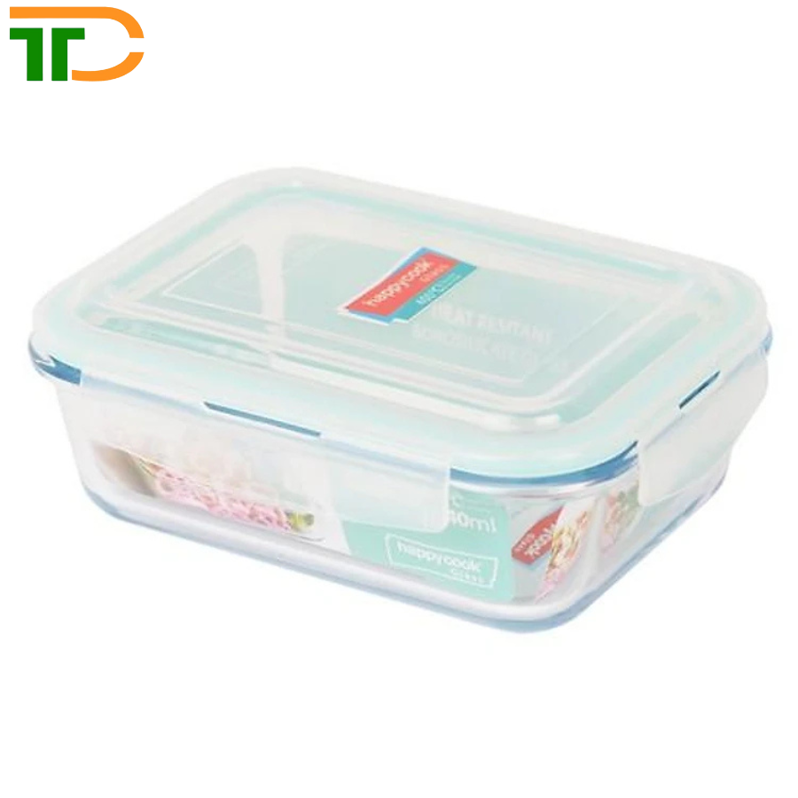 HỘP THỦY TINH CHỮ NHẬT HAPPY COOK 1520ML HCG-152R