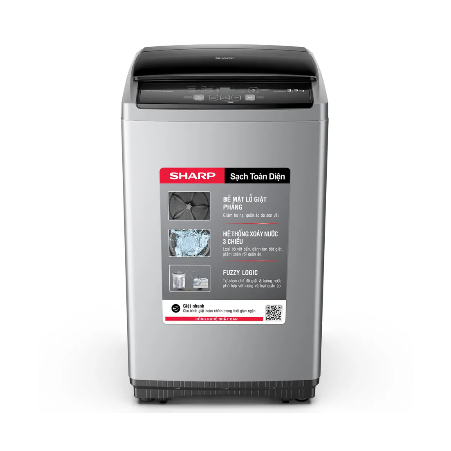 MÁY GIẶT SHARP 8.5 KG ES-Y85HV-S